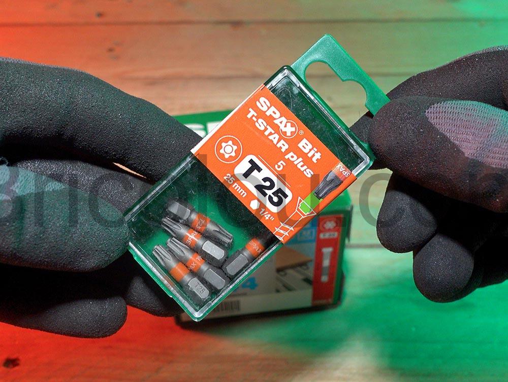 SPAX Embout de vissage Bits T STAR T25 SPAX Embout de vissage Bits T-STAR T25