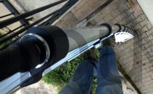STANEW Echelle Telescopique 38M Aluminium Extensible 150kg torsion STANEW Échelle Télescopique 3,8M Aluminium Extensible 150kg torsion
