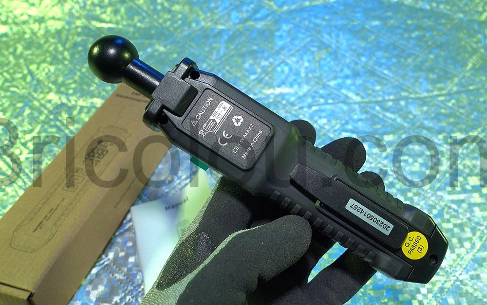 detecteur rayonnement electromagnetique numerique Votery ET1 dos detecteur rayonnement électromagnétique numérique Votery ET1 dos