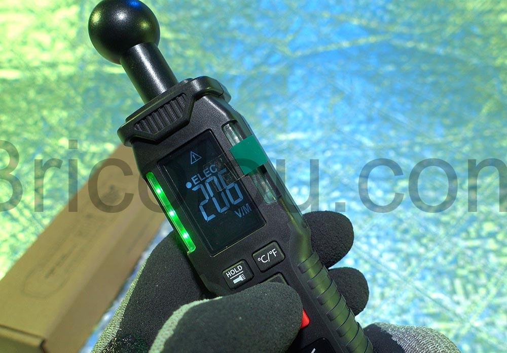 detecteur rayonnement electromagnetique numerique Votery ET1 ecran detecteur rayonnement électromagnétique numérique Votery ET1 écran