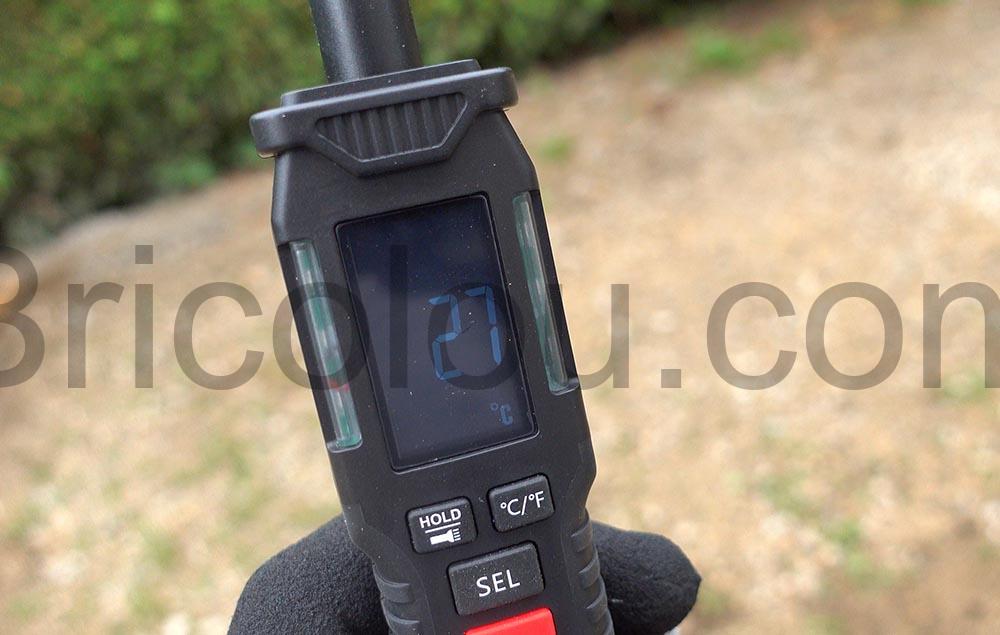 detecteur rayonnement electromagnetique numerique Votery ET1 temperature detecteur rayonnement électromagnétique numérique Votery ET1 température