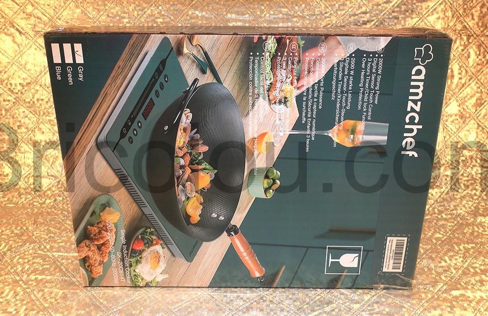 plaque induction portable AMZCHEF 2000W cuisson electrique boite plaque induction portable AMZCHEF 2000W cuisson électrique boite