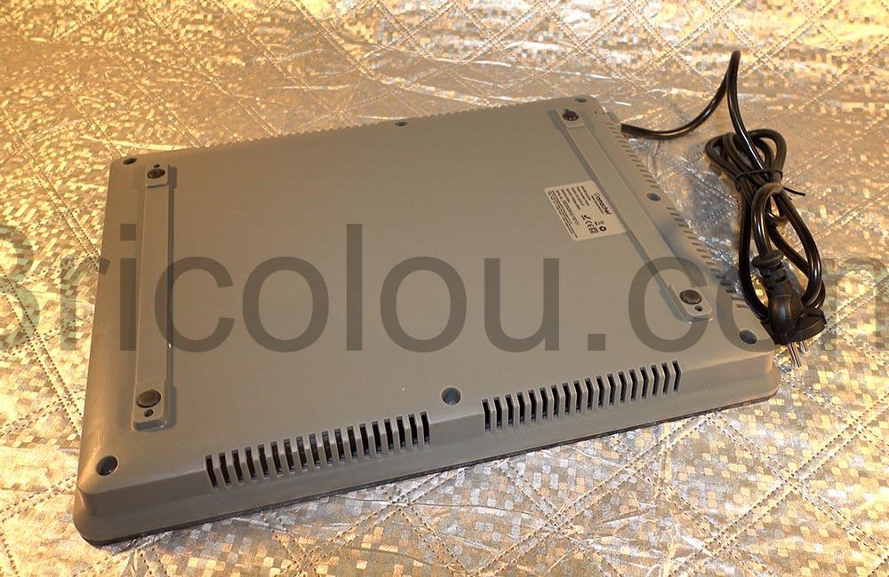 plaque induction portable AMZCHEF 2000W cuisson electrique dos plaque induction portable AMZCHEF 2000W cuisson électrique dos