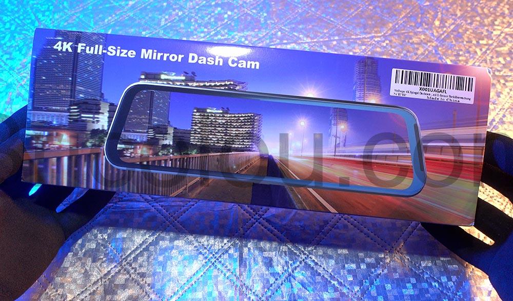 Dashcam avant arriere 4 K retroviseur WeBeqer 4K UHD Tactile boite Dashcam avant arrière 4 K rétroviseur WeBeqer 4K UHD Tactile boite