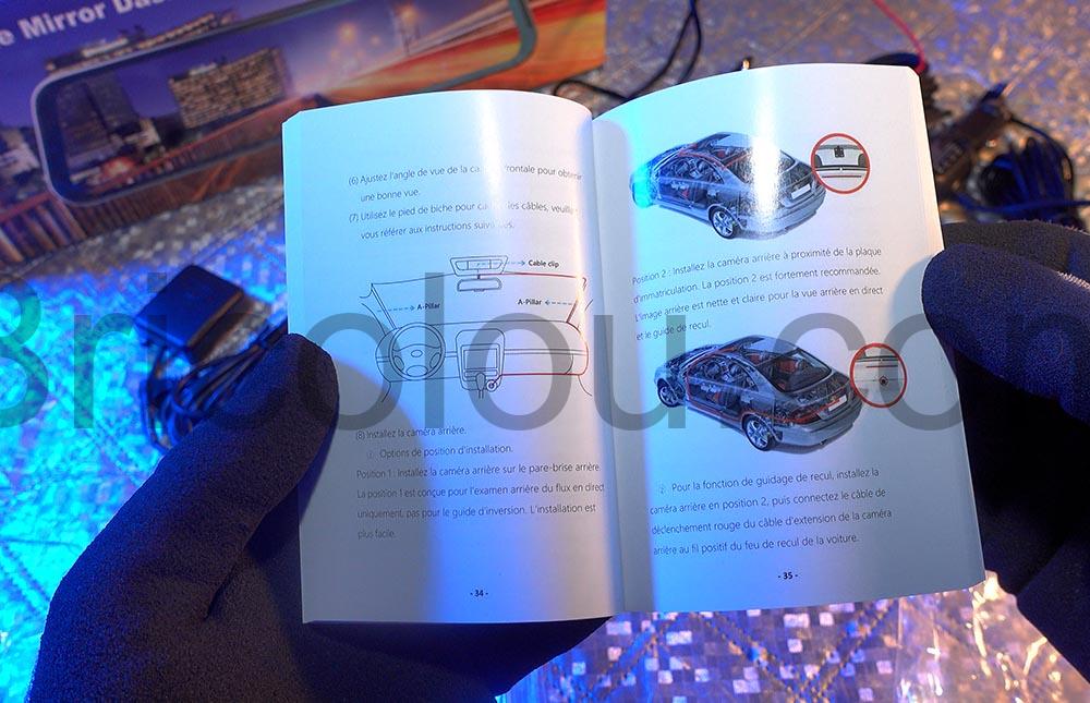 Dashcam avant arriere 4 K retroviseur WeBeqer 4K UHD Tactile doc Dashcam avant arrière 4 K rétroviseur WeBeqer 4K UHD Tactile doc