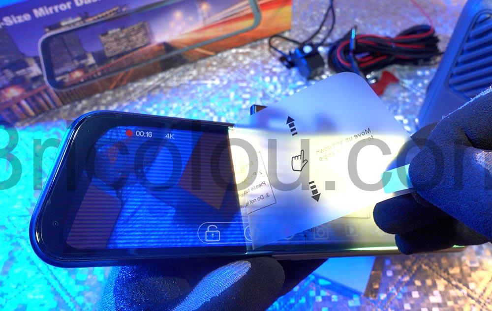 Dashcam avant arriere 4 K retroviseur WeBeqer 4K UHD Tactile protection Dashcam avant arrière 4 K rétroviseur WeBeqer 4K UHD Tactile protection