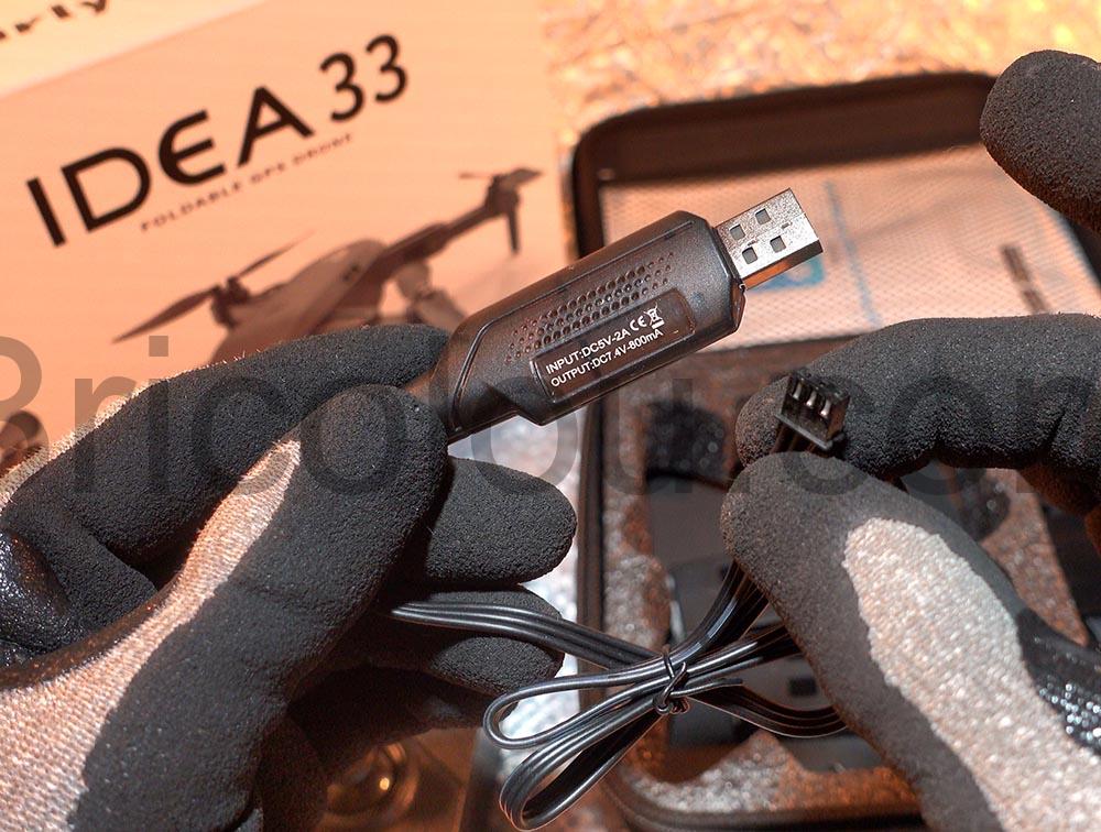 Drone GPS Camera 4K WiFi 5G GPS IDEA 33 Morly chargeur usb Drone GPS Caméra 4K WiFi 5G GPS IDEA 33 Morly chargeur usb