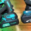 Mini tronçonneuse batterie STANEW Électrique sans Fil compatible Makita