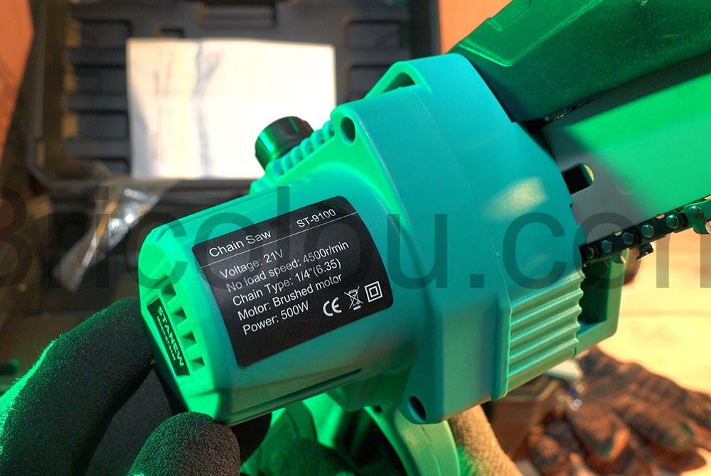 Mini tronconneuse batterie STANEW Electrique sans Fil moteur Mini tronçonneuse batterie STANEW Électrique sans Fil moteur