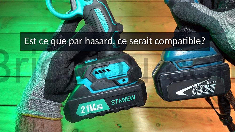 Mini tronconneuse batterie STANEW Electrique sans Fil. thumb Mini tronçonneuse batterie STANEW Électrique sans Fil. thumb