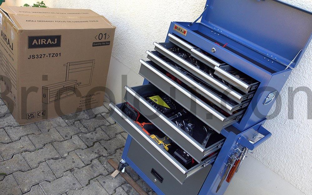 Servante outillage AIRAJ Chariot Organisateur Tiroirs atelier Armoire roulette outillage Servante outillage AIRAJ Chariot Organisateur Tiroirs atelier Armoire roulette outillage