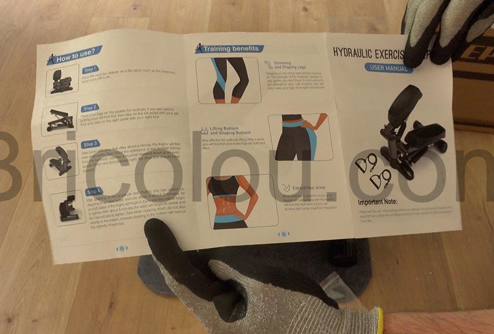 Stepper exercice simulateur escalier sport chronometre documentation Stepper exercice simulateur escalier sport chronomètre documentation