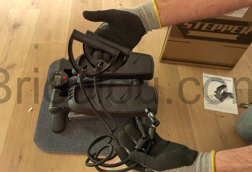 Stepper exercice simulateur escalier sport chronometre sangle Stepper exercice simulateur escalier sport chronomètre sangle
