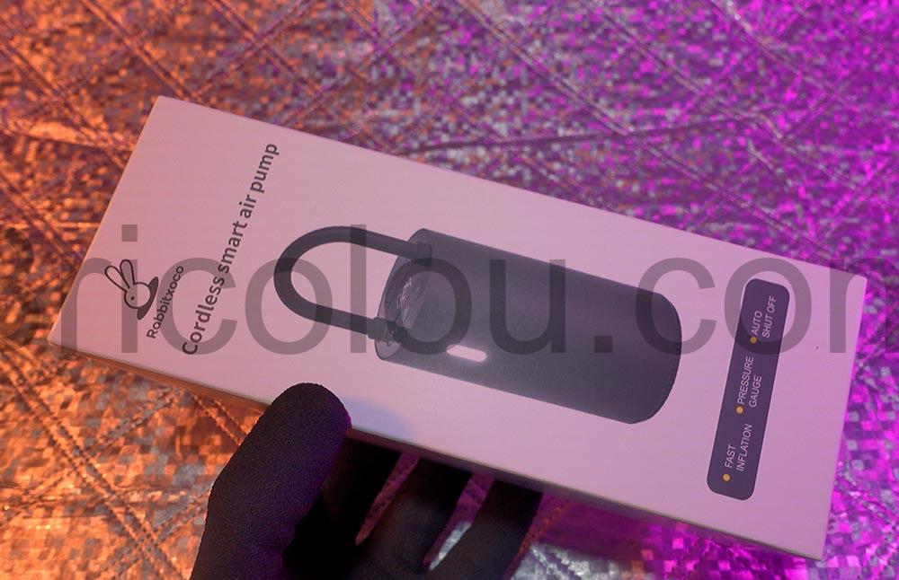 Gonfleur Electrique Sans Fil Pneus Voiture Compresseur Pompe Velo Moto RABBITXOCO boite Gonfleur Électrique Sans Fil Pneus Voiture Compresseur Pompe Vélo Moto RABBITXOCO boite