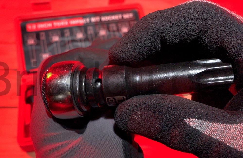 Jeu de Douilles Longues A Chocs Torx 1 2 T25 T80 KIRXST Coffret bille Jeu de Douilles Longues À Chocs Torx 1 2'' T25-T80 KIRXST Coffret bille