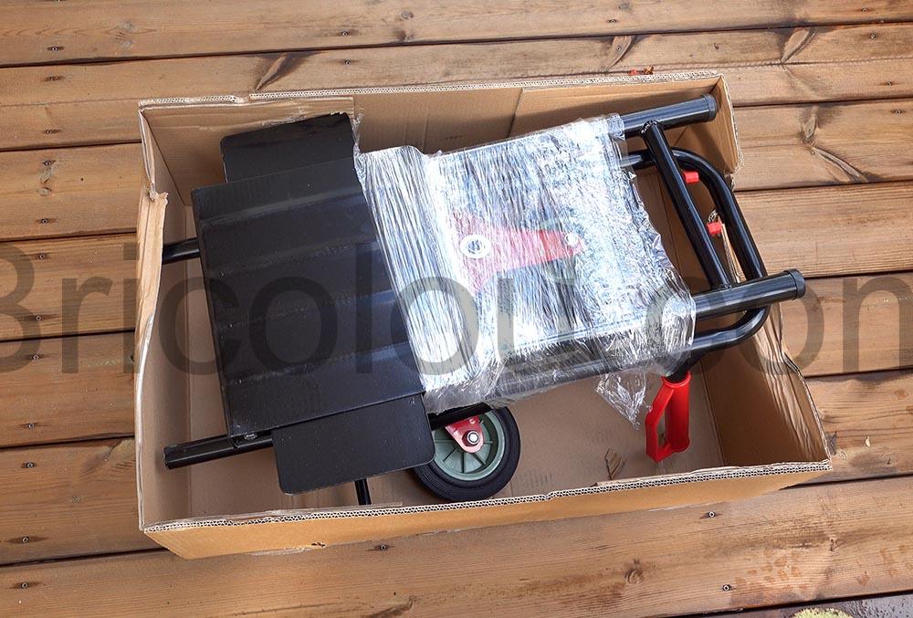 LTTC 32 Teeno diable solide 3 roues Chariot Pliable metallique 150kg boite LTTC-32 Teeno diable solide 3 roues Chariot Pliable métallique 150kg boite