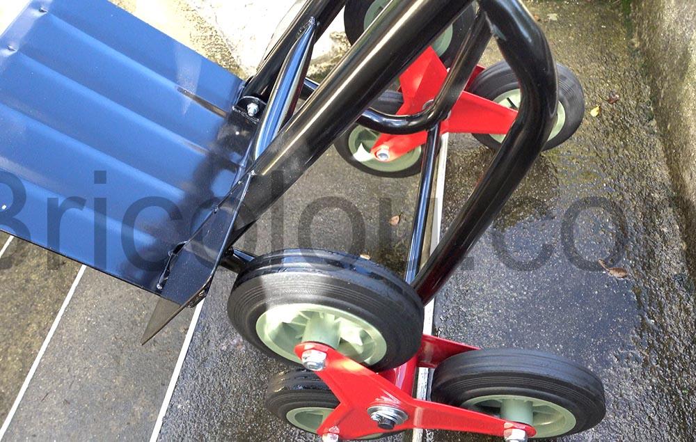 LTTC 32 Teeno diable solide 3 roues Chariot Pliable metallique 150kg escalier LTTC-32 Teeno diable solide 3 roues Chariot Pliable métallique 150kg escalier