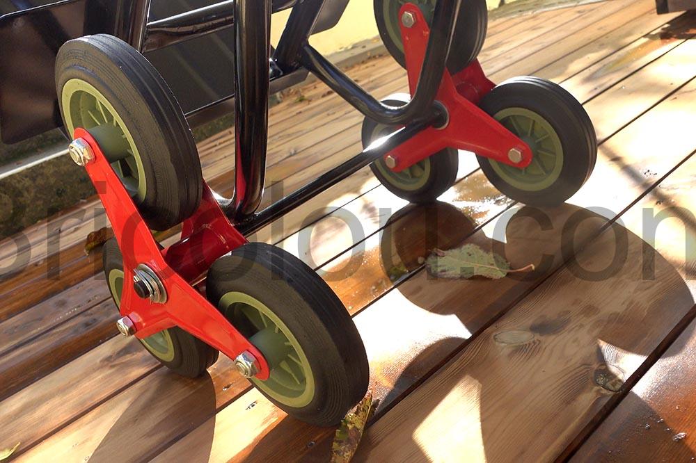 LTTC 32 Teeno diable solide 3 roues Chariot Pliable metallique 150kg solide LTTC-32 Teeno diable solide 3 roues Chariot Pliable métallique 150kg solide