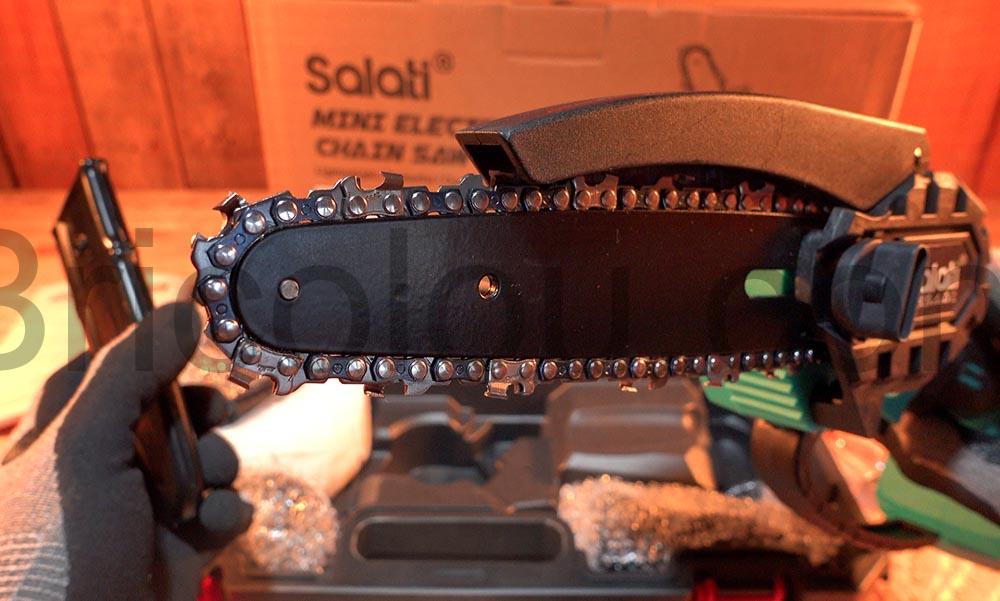 Mini Tronconneuse Salati sans fil 18V chaine Mini Tronçonneuse Salati sans fil 18V chaine