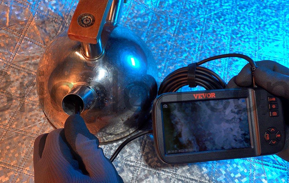 VEVOR Endoscope Inspection Triple Camera bouilloire VEVOR Endoscope Inspection Triple Caméra bouilloire