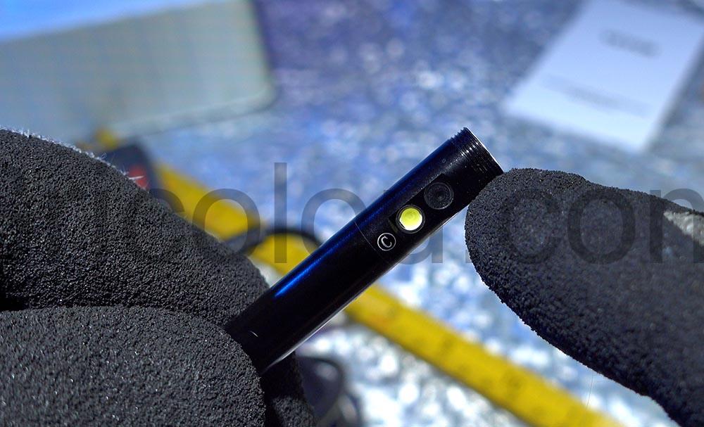 VEVOR Endoscope Inspection Triple Camera cote VEVOR Endoscope Inspection Triple Caméra coté