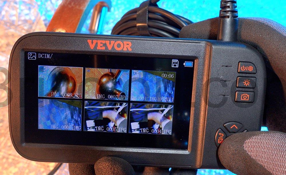 VEVOR Endoscope Inspection Triple Camera photo VEVOR Endoscope Inspection Triple Caméra photo