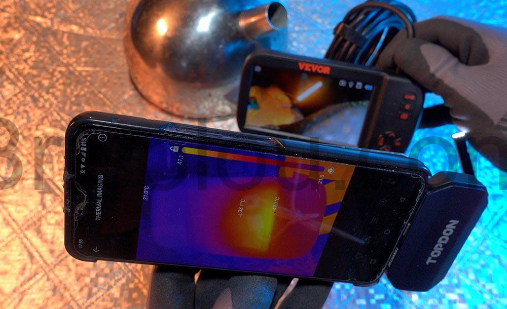 VEVOR Endoscope Inspection Triple Camera thermique VEVOR Endoscope Inspection Triple Caméra thermique