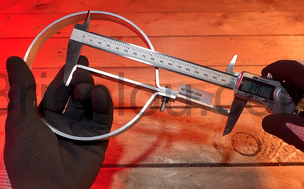 collier suspension aluminium conduite tuyau cheminee 139 mm 000139 distance collier suspension aluminium conduite tuyau cheminée 139 mm 000139 distance