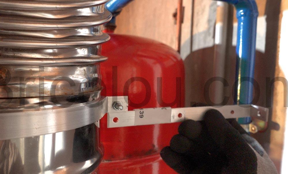 collier suspension aluminium conduite tuyau cheminee 139 mm 000139 mur collier suspension aluminium conduite tuyau cheminée 139 mm 000139 mur