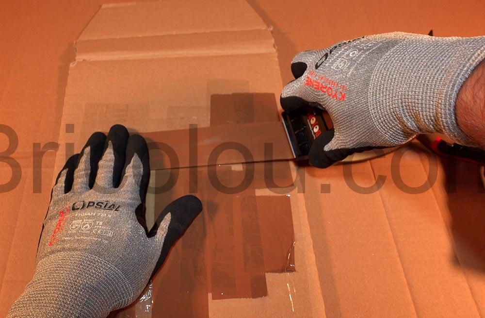 devidoir ruban adhesif coupe scotch revolutionnaire Bojopack mains dévidoir ruban adhésif coupe scotch révolutionnaire Bojopack mains