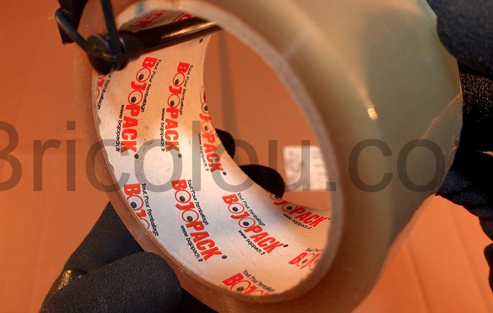 devidoir ruban adhesif coupe scotch revolutionnaire Bojopack transparent dévidoir ruban adhésif coupe scotch révolutionnaire Bojopack transparent