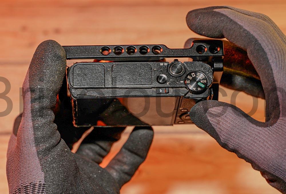 FuganSun cage Sony RX 100 M5 VA M3 M4 aluminium bouton FuganSun cage Sony RX 100 M5 VA M3 M4 aluminium bouton