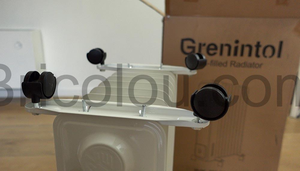 Grenintol Radiateur bain dhuile 2000W electrique Portable roue Grenintol Radiateur bain d'huile 2000W électrique Portable roue