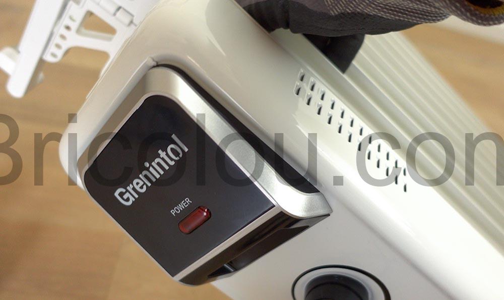 Grenintol Radiateur bain dhuile 2000W electrique Portable securite Grenintol Radiateur bain d'huile 2000W électrique Portable sécurité