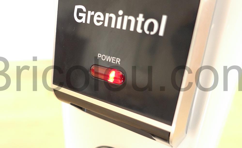 Grenintol Radiateur bain dhuile 2000W electrique Portable voyant Grenintol Radiateur bain d'huile 2000W électrique Portable voyant