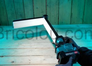 Hipoke compatible Makita lampe LED travail cobra dépliable 18V 21V Atelier 2 partiee