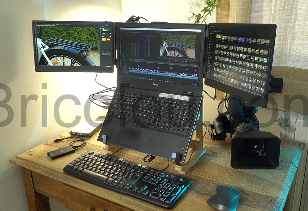 KEFEYA Moniteur Portable Ordinateur 14 FullHD IPS Extension ecran laptop bureau KEFEYA Moniteur Portable Ordinateur 14 FullHD IPS Extension écran laptop bureau