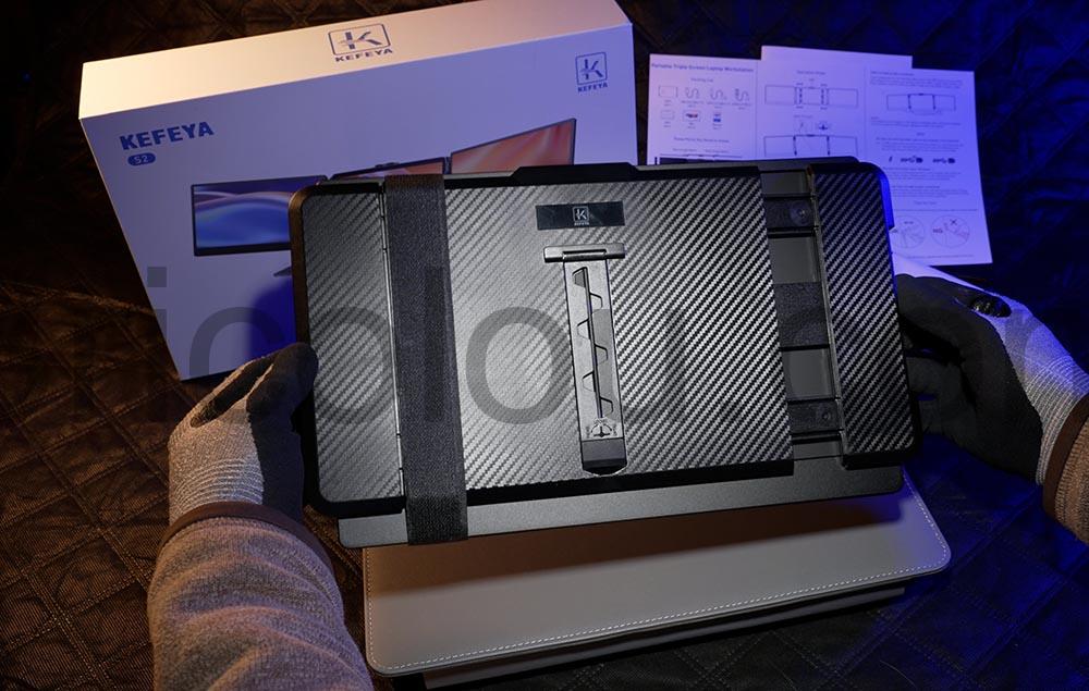 KEFEYA Moniteur Portable Ordinateur 14 FullHD IPS Extension ecran laptop dos KEFEYA Moniteur Portable Ordinateur 14 FullHD IPS Extension écran laptop dos