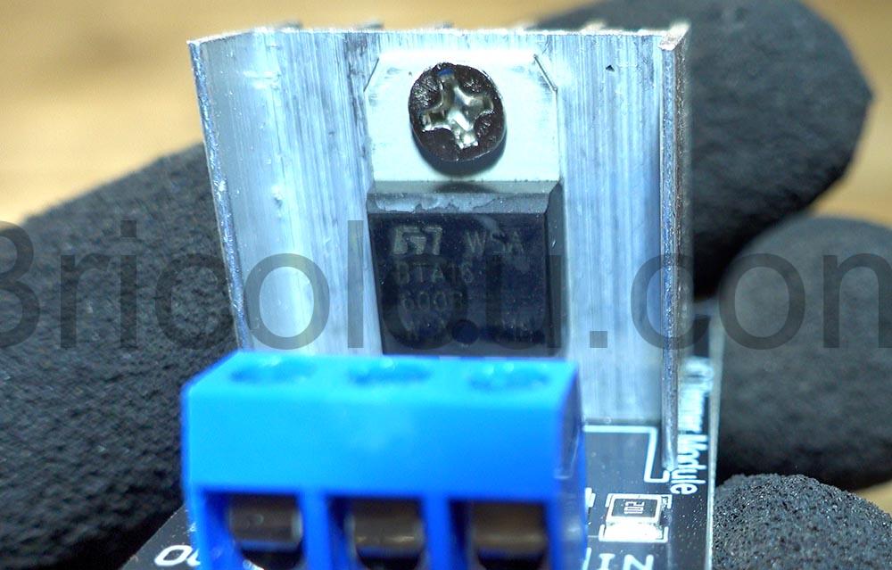 Module variateur DM1CH AC Robodyn 8A gradateur Arduino BTA16 600B Module variateur DM1CH AC Robodyn 8A gradateur Arduino BTA16-600B
