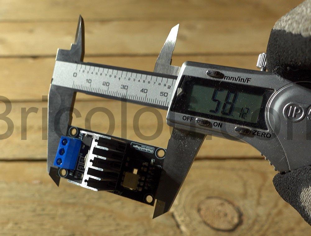 Module variateur DM1CH AC Robodyn 8A gradateur Arduino longueur Module variateur DM1CH AC Robodyn 8A gradateur Arduino longueur