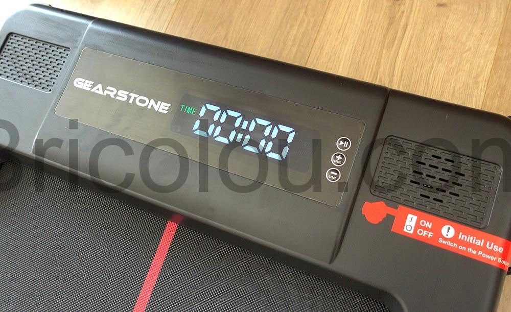 Tapis course electrique Gearstone GT2 ecran Tapis course électrique Gearstone GT2 écran