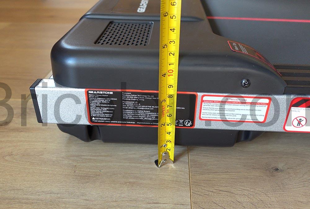 Tapis course electrique Gearstone GT2 hauteur Tapis course électrique Gearstone GT2 hauteur
