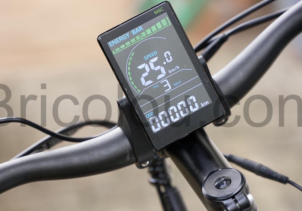 Velo electrique ville Hitway ElekGO 27.5 250W 36V BK18 compteur Vélo électrique ville Hitway ElekGO 27.5 250W 36V BK18 compteur