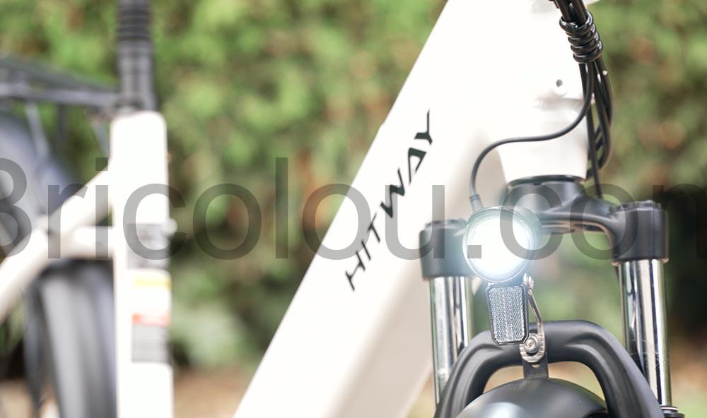 Velo electrique ville Hitway ElekGO 27.5 250W 36V BK18 lumiere Vélo électrique ville Hitway ElekGO 27.5 250W 36V BK18 lumiere