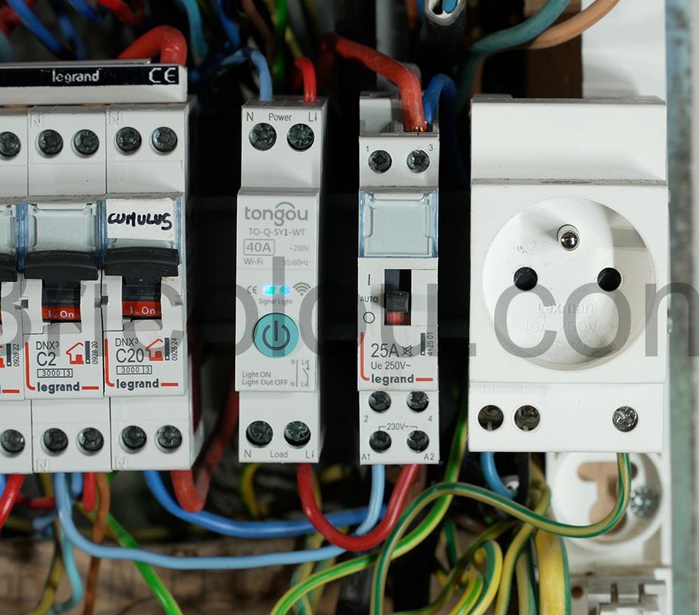 Tongou Interrupteur Connecte Commutateur WiFi tableau Tongou Interrupteur Connecté Commutateur WiFi tableau