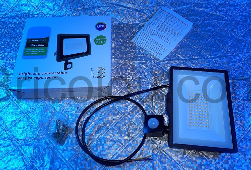 Projecteur LED detection mouvement exterieur beton Projecteur LED détection mouvement extérieur beton