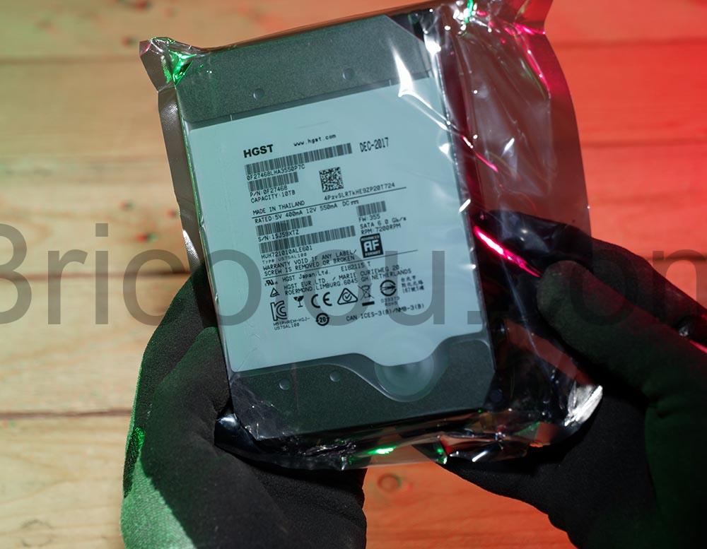 WD HGST Ultrastar He10 Disque dur interne 10 To HUH721010ALE601 reconditionne plastique WD HGST Ultrastar He10 Disque dur interne 10 To HUH721010ALE601 reconditionné plastique