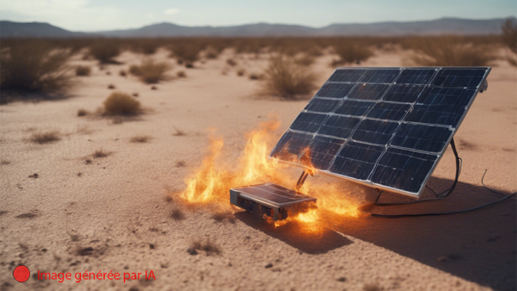 panneau solaire avec batterie intégrée