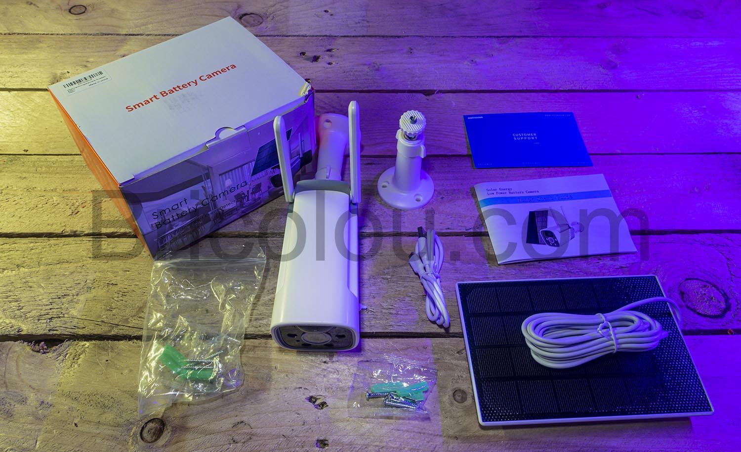 SZSINOCAM 2K Camera Surveillance WiFi Exterieure sans Fil Solaire complet SZSINOCAM 2K Caméra Surveillance WiFi Exterieure sans Fil Solaire complet