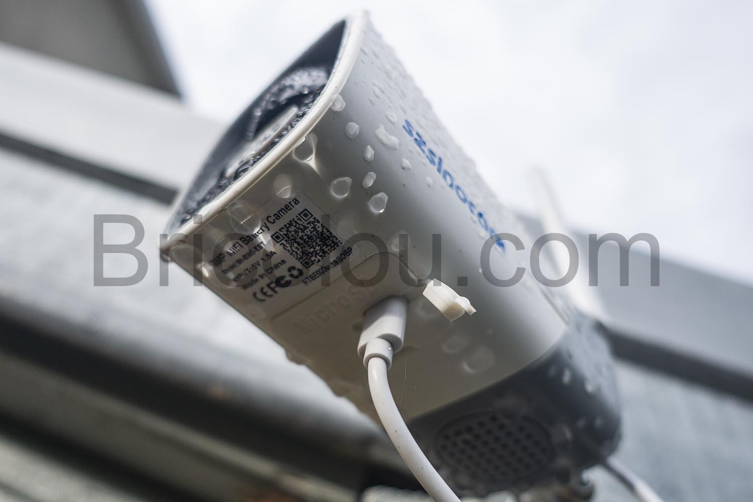 SZSINOCAM 2K Camera Surveillance WiFi Exterieure sans Fil Solaire goutte SZSINOCAM 2K Caméra Surveillance WiFi Exterieure sans Fil Solaire goutte